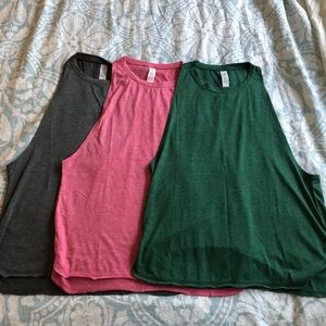 3 pack work out tanks